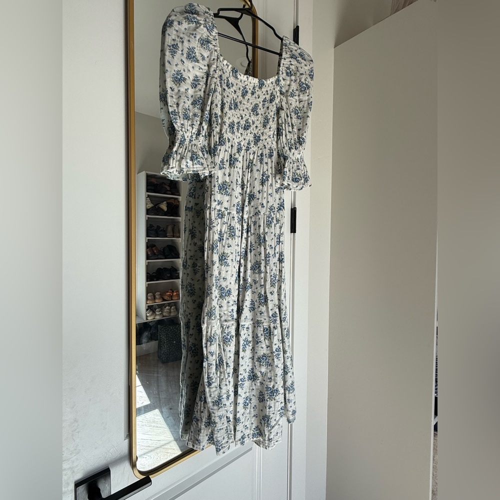 Floral Puff Sleeve Dress from Nothing Fits But